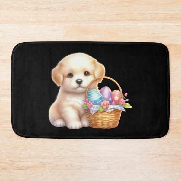 Item preview, Cute Puppy with Easter Basket designed and sold by rustonpoldoks.