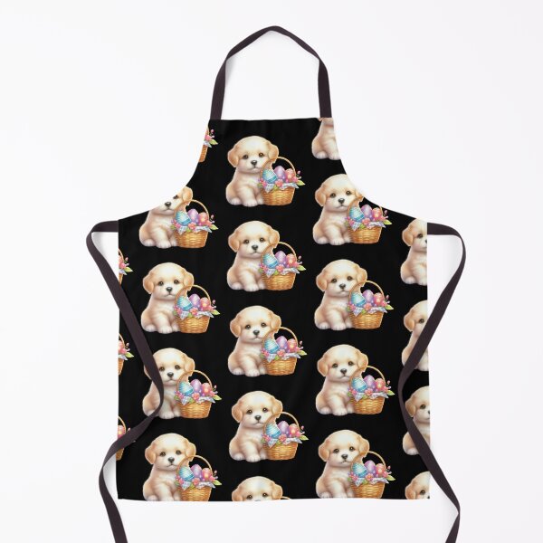 Item preview, Cute Puppy with Easter Basket designed and sold by rustonpoldoks.