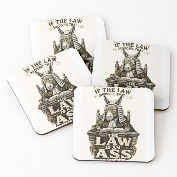 Item preview, The Law Is an Ass - Mr. Bumble's Verdict designed and sold by Past in Threads.