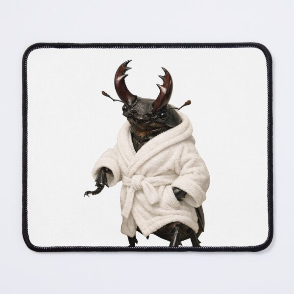 Item preview, Relaxing Bathrobe Stag Beetle designed and sold by Sillytoe.