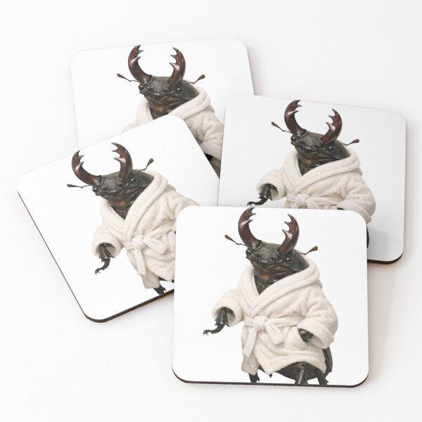 Item preview, Relaxing Bathrobe Stag Beetle designed and sold by Sillytoe.
