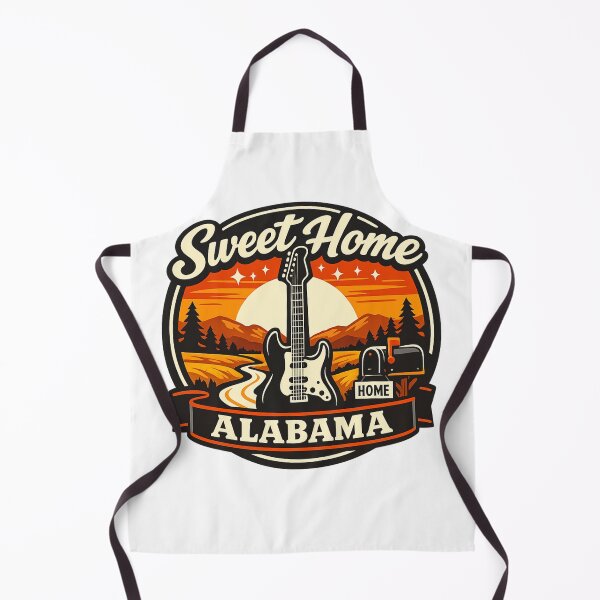 Item preview, Sweet Home Alabama Retro Guitar Sunset designed and sold by Dresut.