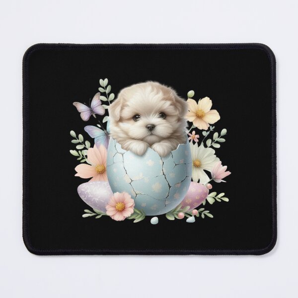 Item preview, Puppy in a Cracked Egg designed and sold by rustonpoldoks.
