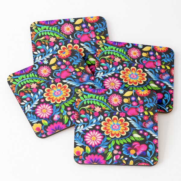 Item preview, Colorful Mexican-Style Vibrant And Beautiful Flower Pattern designed and sold by DEC02.