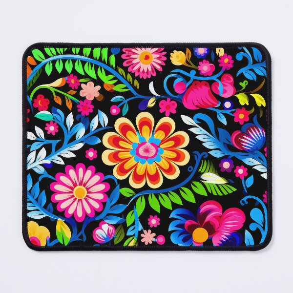 Item preview, Colorful Mexican-Style Vibrant And Beautiful Flower Pattern designed and sold by DEC02.