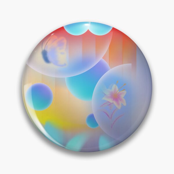 Item preview, Ethereal Dream Spheres - Abstract Glassmorphism Art designed and sold by BULAIR89.
