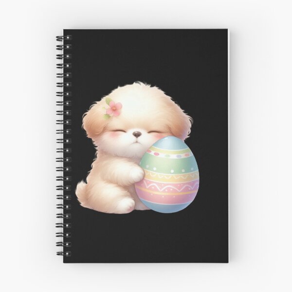 Item preview, Cute Puppy with Easter Egg designed and sold by rustonpoldoks.