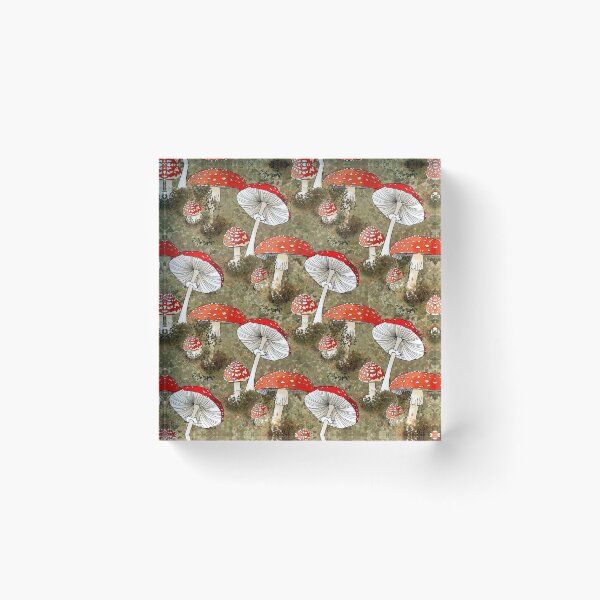 Item preview, Toad stool mushrooms designed and sold by MistyLakeArt.
