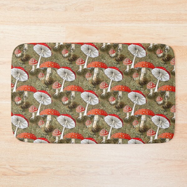 Item preview, Toad stool mushrooms designed and sold by MistyLakeArt.