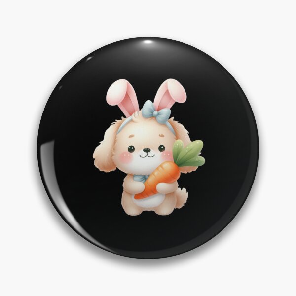 Item preview, Cute Bunny with Carrot designed and sold by rustonpoldoks.