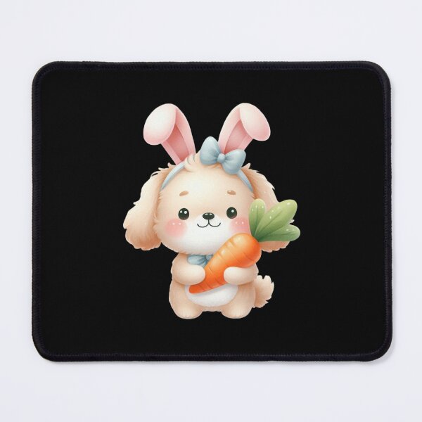 Item preview, Cute Bunny with Carrot designed and sold by rustonpoldoks.