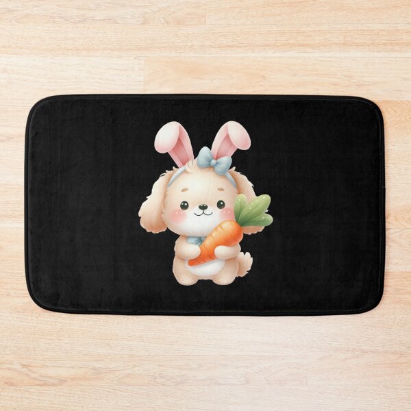 Item preview, Cute Bunny with Carrot designed and sold by rustonpoldoks.