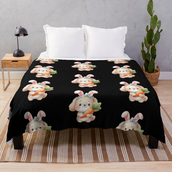 Item preview, Cute Bunny with Carrot designed and sold by rustonpoldoks.