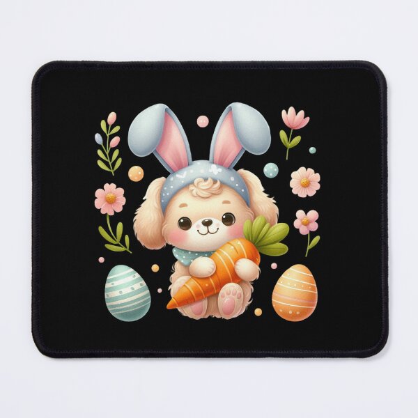 Item preview, Cute Puppy with Bunny Ears designed and sold by rustonpoldoks.