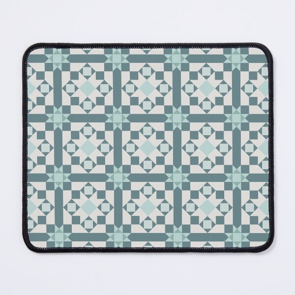 Item preview, Geometric Pattern: Canterbury: Seafoam designed and sold by Red Wolf.