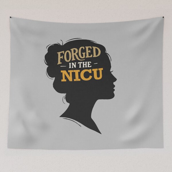 Item preview, Forged in the NICU — Neonatal Nurse Gift | NICU RN Shirt Neonatal Nurse Appreciation designed and sold by KiwyStudio.
