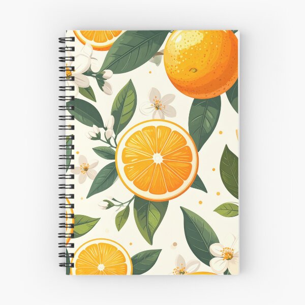 Item preview, Seamless Citrus Floral Pattern with Orange Blossoms designed and sold by Donlaporn.