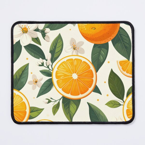 Item preview, Seamless Citrus Floral Pattern with Orange Blossoms designed and sold by Donlaporn.