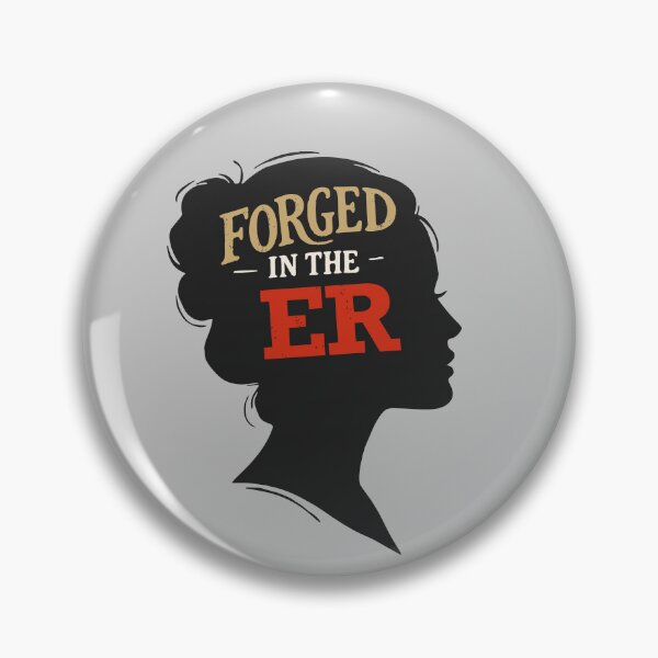 Item preview, Forged in the ER — Emergency Room Nurse Gift | ER RN Mug Trauma Nurse Appreciation designed and sold by KiwyStudio.