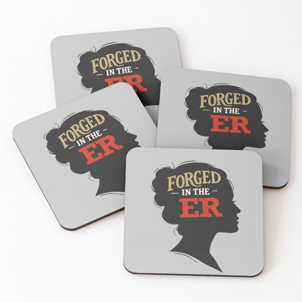Item preview, Forged in the ER — Emergency Room Nurse Gift | ER RN Mug Trauma Nurse Appreciation designed and sold by KiwyStudio.