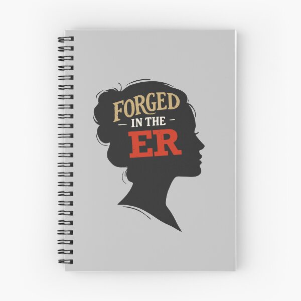 Item preview, Forged in the ER — Emergency Room Nurse Gift | ER RN Mug Trauma Nurse Appreciation designed and sold by KiwyStudio.