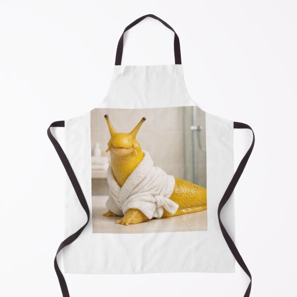 Item preview, Cozy Bathrobe Banana Slug designed and sold by Sillytoe.