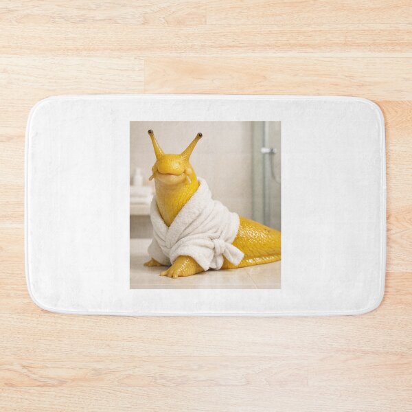 Item preview, Cozy Bathrobe Banana Slug designed and sold by Sillytoe.
