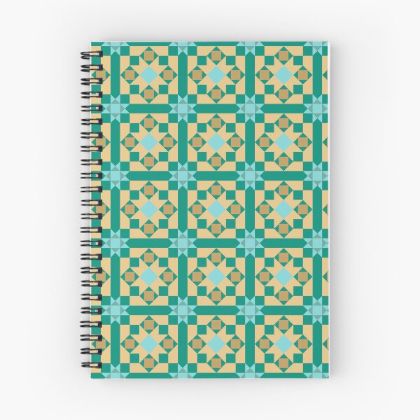 Item preview, Geometric Pattern: Canterbury: Turquoise designed and sold by Red Wolf.
