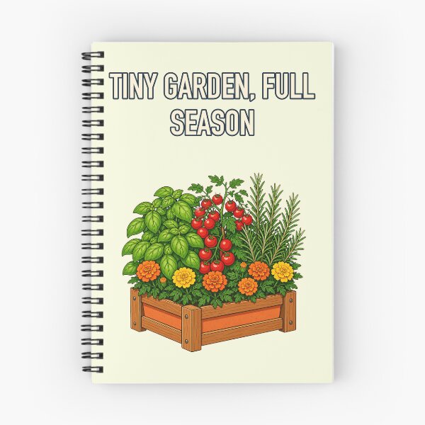 Item preview, Tiny Garden Full Season - Small Space Gardener Art designed and sold by LevelUpLab.