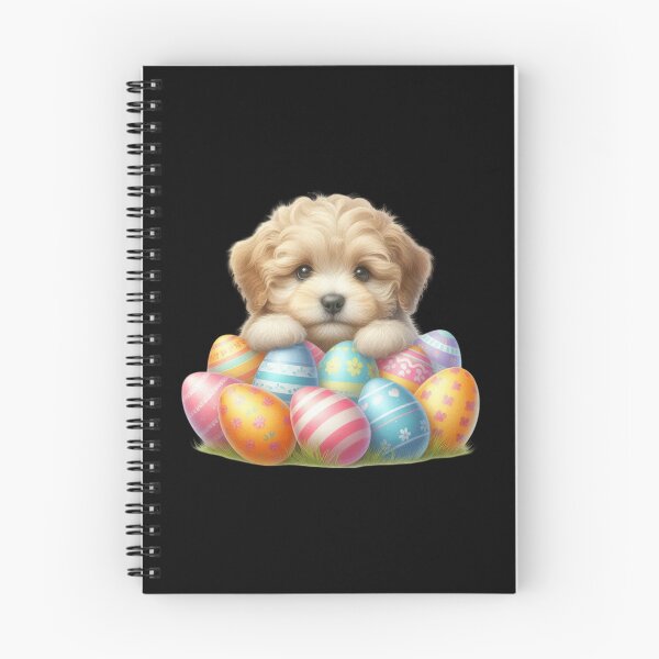 Item preview, Puppy with Colorful Easter Eggs designed and sold by rustonpoldoks.