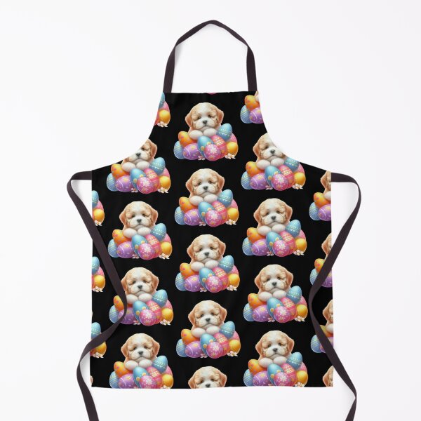 Item preview, Puppy with Colorful Easter Eggs designed and sold by rustonpoldoks.