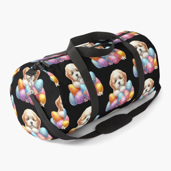 Item preview, Puppy with Colorful Easter Eggs designed and sold by rustonpoldoks.