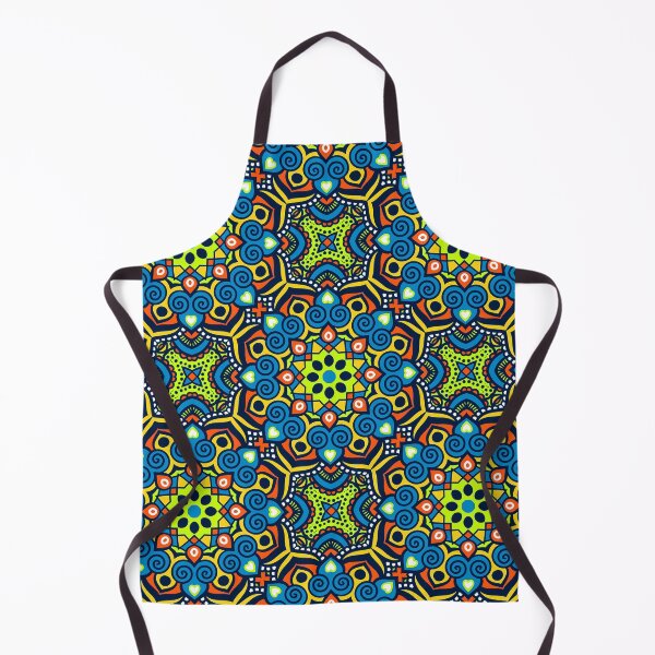 Item preview, Blue, Yellow, And Lime Mexican Tile Art Pattern designed and sold by DEC02.