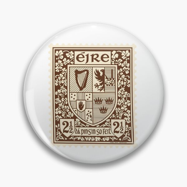 Item preview, Vintage Irish Postage Stamp Featuring the Four Provinces Coat of Arms designed and sold by interdesigner.