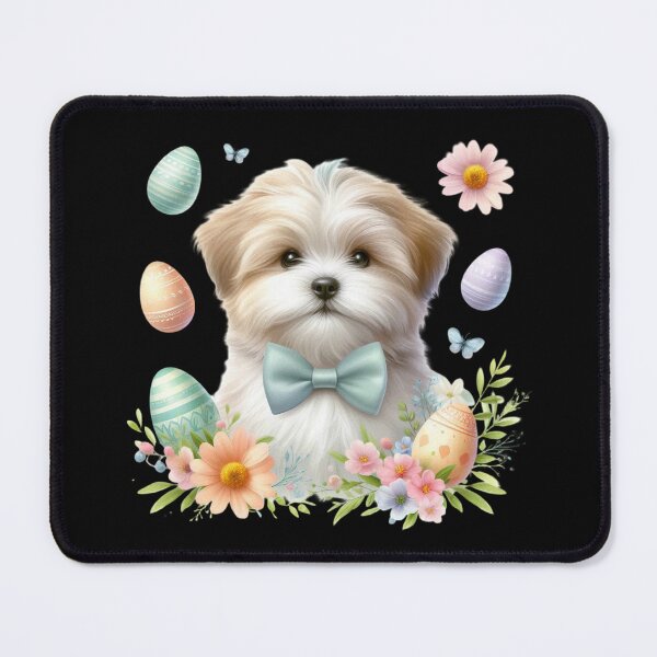Item preview, Cute Puppy with Easter Eggs designed and sold by rustonpoldoks.
