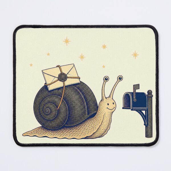 Item preview, Postmark to Tomorrow - Snail Mail Night Illustration designed and sold by LevelUpLab.