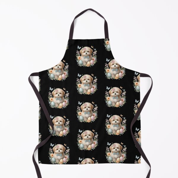 Item preview, Puppy with Floral Easter Theme designed and sold by rustonpoldoks.