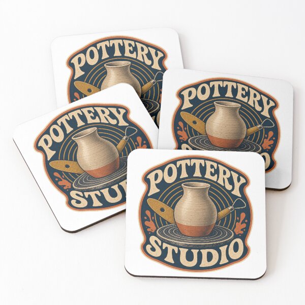 Item preview, Pottery Shirt Vintage Clay Studio Wheel Badge designed and sold by Freshloop Studio | Whimsical Vintage Art.