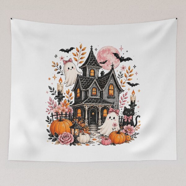 Item preview, Trendy Haunted House designed and sold by DesignDenDo ⭐⭐⭐⭐⭐.