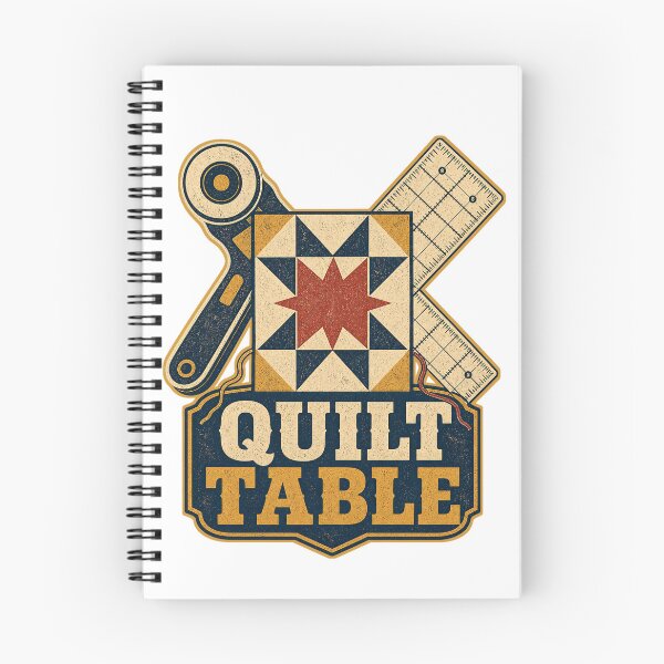 Item preview, Quilting Shirt Vintage Quilt Table Craft Badge designed and sold by Freshloop Studio | Whimsical Vintage Art.