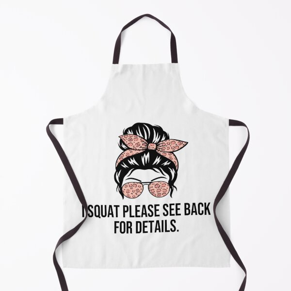 Item preview, I Squat Please See Back For Details Funny Gym | Weightlifting Humor | Fitness Workout Design designed and sold by 76Valeria.