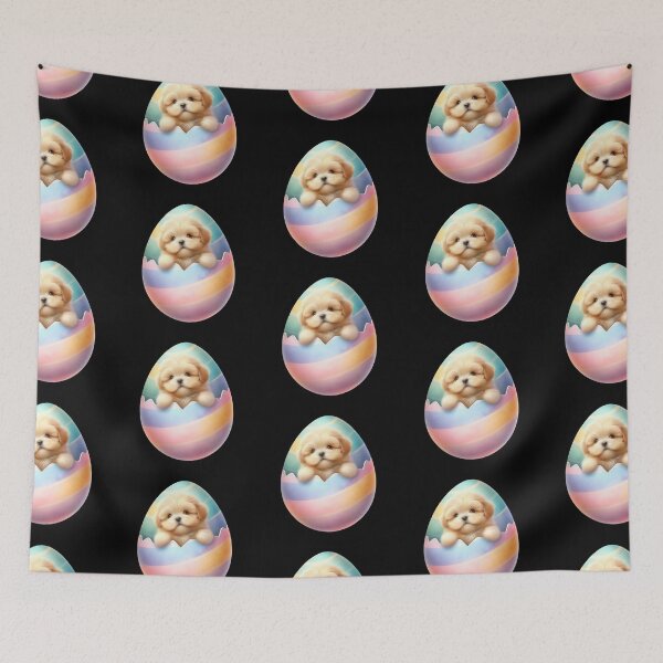Item preview, Puppy Peek Inside Colorful Egg designed and sold by rustonpoldoks.