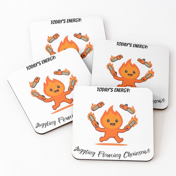 Item preview, Today's Energy: Juggling Flaming Chainsaws designed and sold by Lost Treasures by Phoenix.