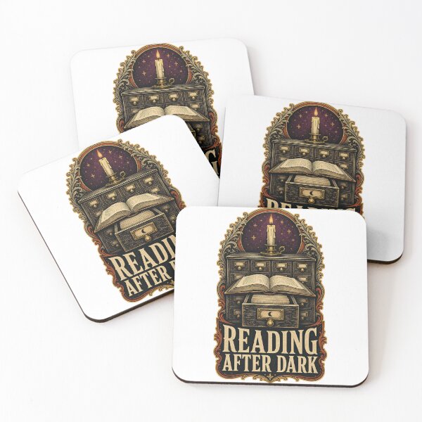 Item preview, Halloween Book Lover Shirt Reading After Dark designed and sold by Freshloop Studio | Whimsical Vintage Art.