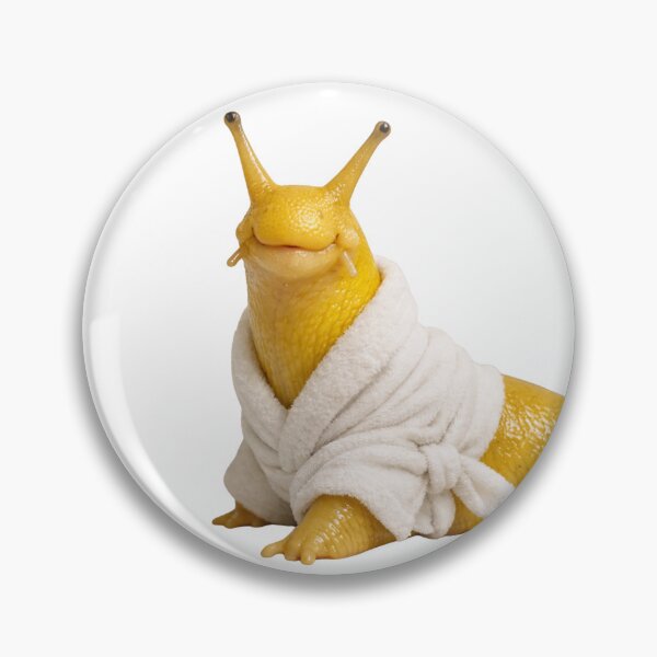 Item preview, Relaxing Bathrobe Banana Slug designed and sold by Sillytoe.