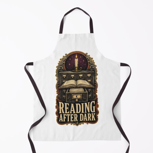 Item preview, Halloween Book Lover Shirt Reading After Dark designed and sold by Freshloop Studio | Whimsical Vintage Art.