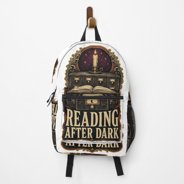 Item preview, Halloween Book Lover Shirt Reading After Dark designed and sold by Freshloop Studio | Whimsical Vintage Art.