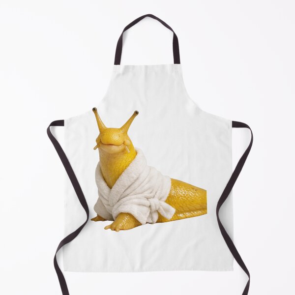 Item preview, Relaxing Bathrobe Banana Slug designed and sold by Sillytoe.