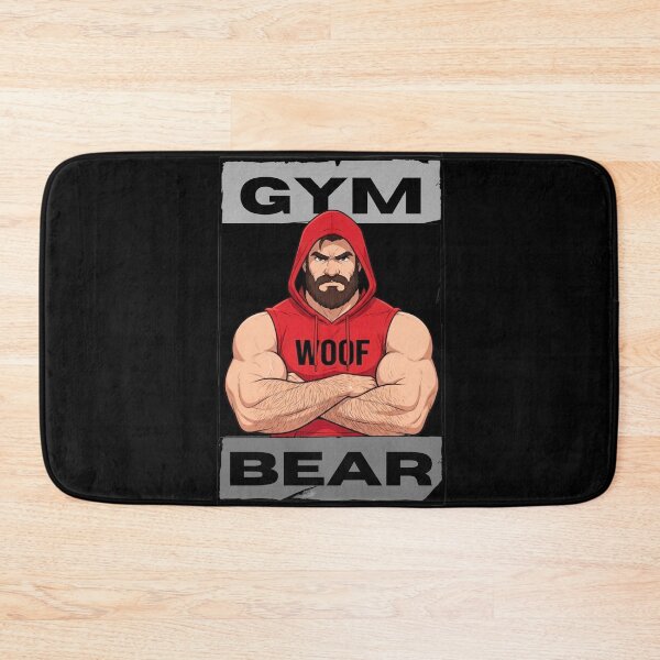 Item preview, Gym Gay Bear | Woof Daddy Gay Bear Illustration designed and sold by BrokenLabel.