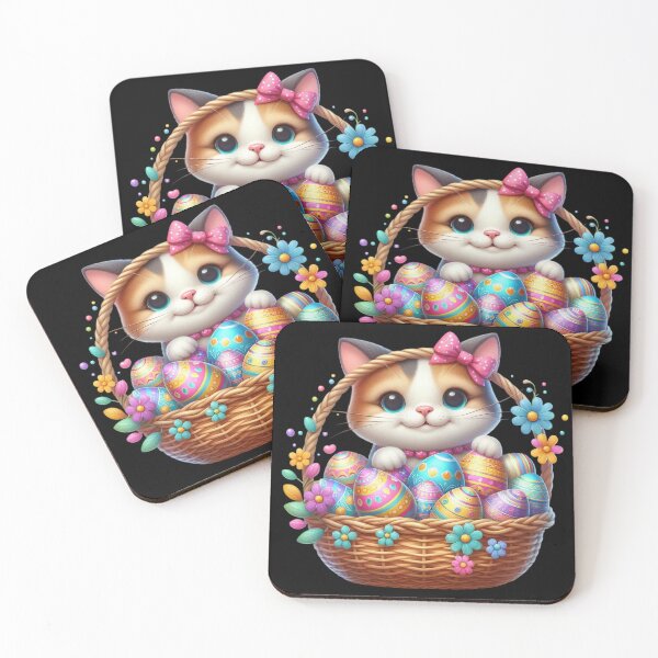 Item preview, Cute Cat in a Basket designed and sold by rustonpoldoks.